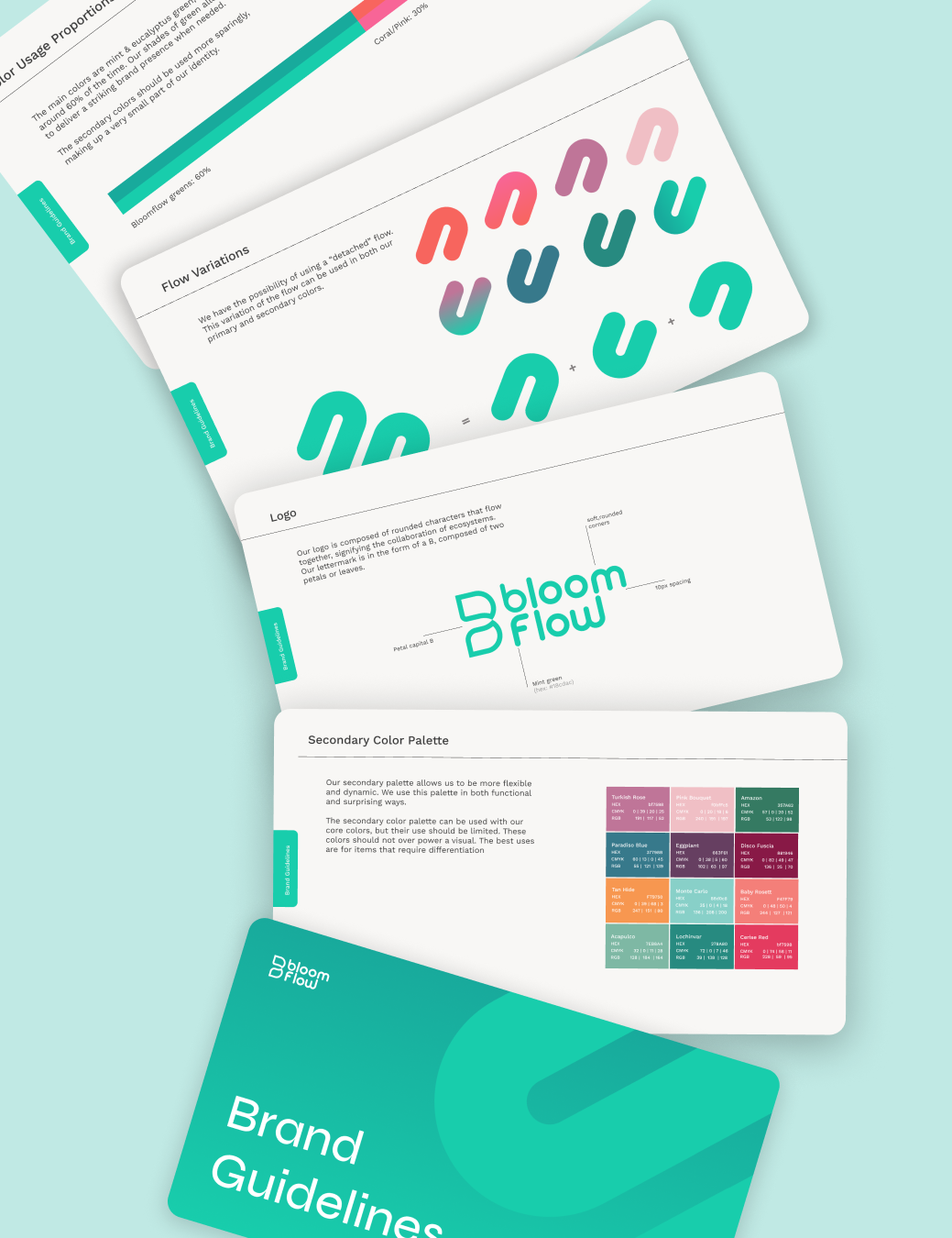 Brand Heartbeat color and flow variations