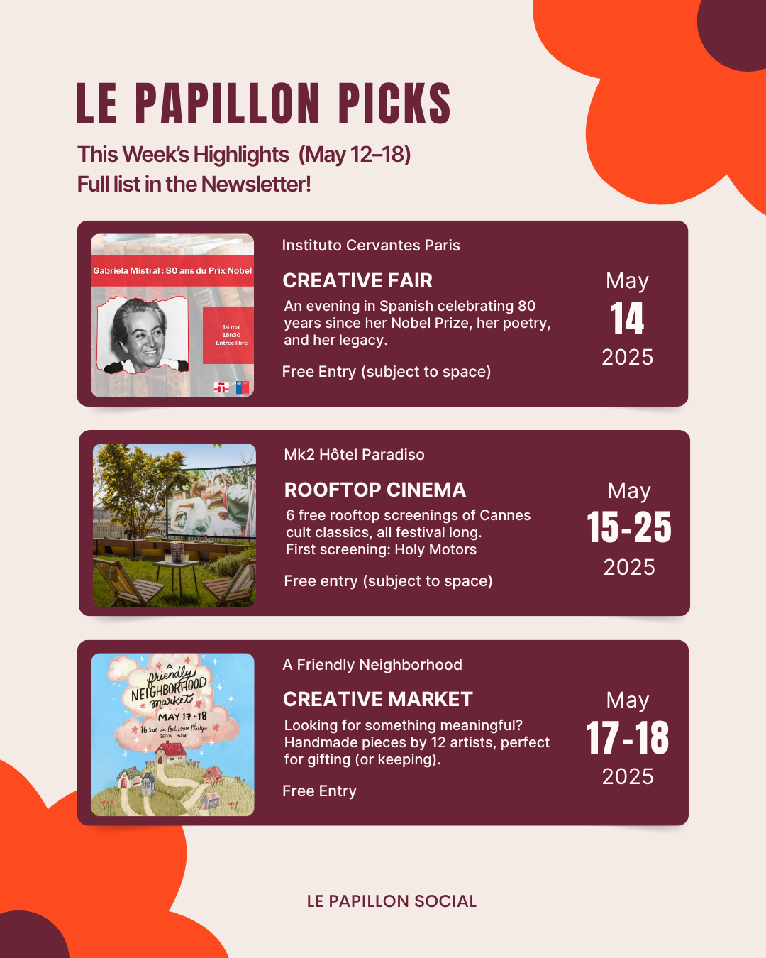 Le Papillon Social post 5