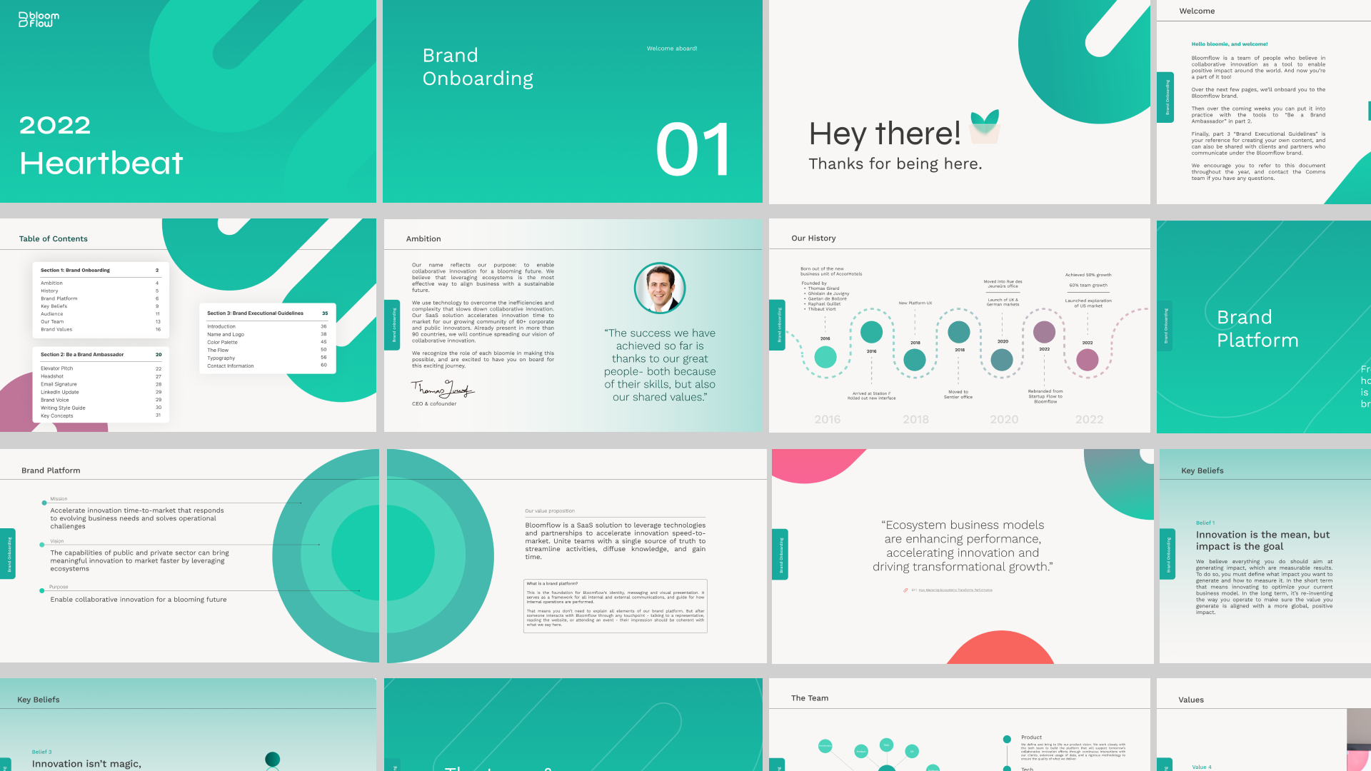 Brand Heartbeat slide deck overview