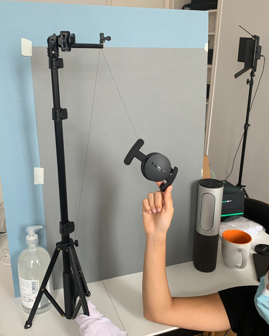 Behind-the-scenes content production for NextMind 3