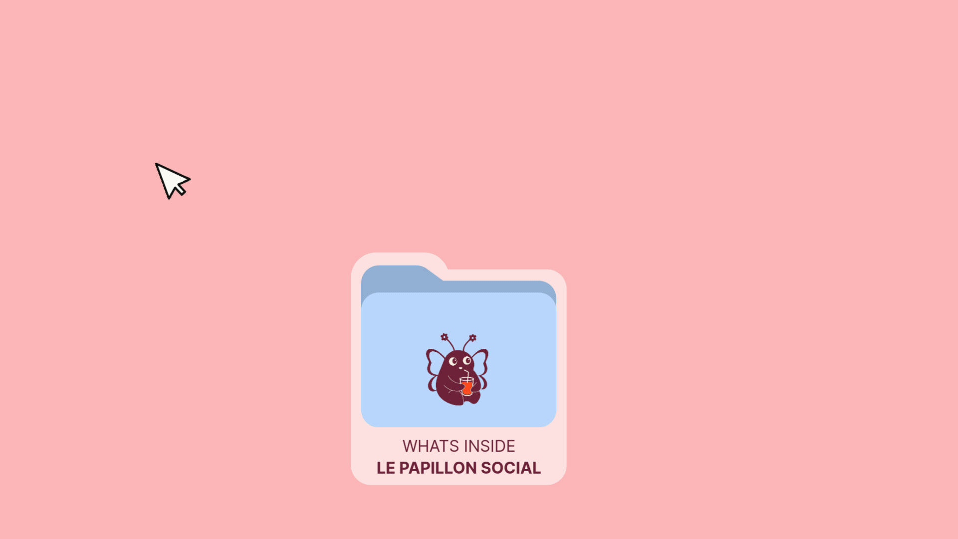 Le Papillon Social branding mockup